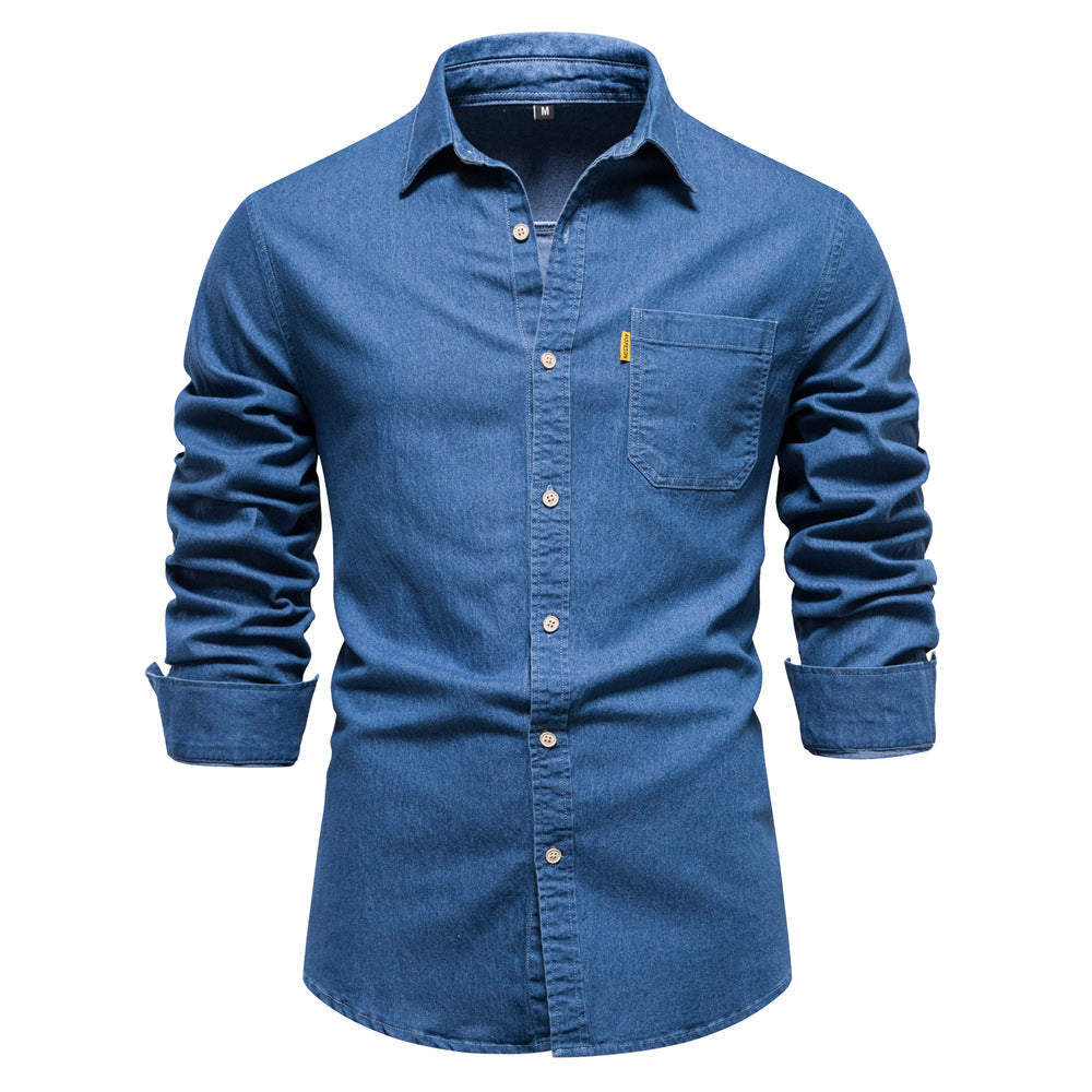 Sebastian™ | Das unverzichtbare Denim-Hemd für Herren - Blau - Sebastian™ | Das unverzichtbare Denim-Hemd für Herren - € - - Concept Frankfurt