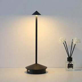 LichtGleam | Kabellose Tischleuchte - Schwarz - LichtGleam | Kabellose Tischleuchte - € - Tischlampen Tragbare Lampen - Concept Frankfurt