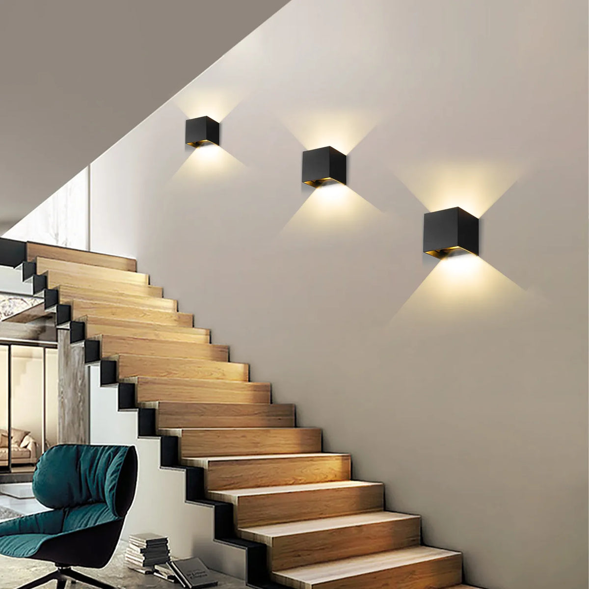 VellaGlow™ | Luxuriöse Wandleuchte mit Bewegungssensor - Schwarz - VellaGlow™ | Luxuriöse Wandleuchte mit Bewegungssensor - € - lamps wall lamps wireless lamps - Concept Frankfurt