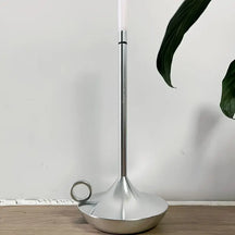 WickGlow | Einzigartige und luxuriöse Tischlampe - Silber - WickGlow | Einzigartige und luxuriöse Tischlampe - € - Außenlampen Tischlampen Tragbare Lampen - Concept Frankfurt