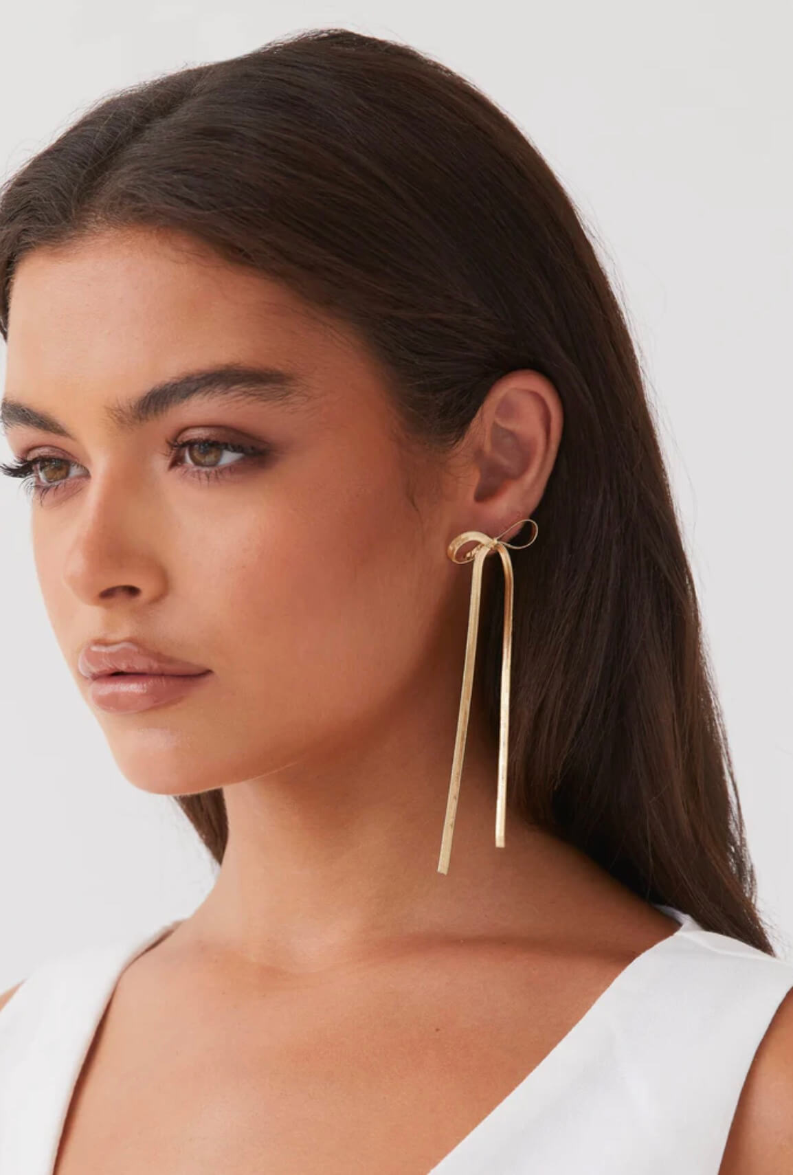 Schleifen Ohrringe 14K Gold plattiert - - Schleifen Ohrringe 14K Gold plattiert - € - - Concept Frankfurt