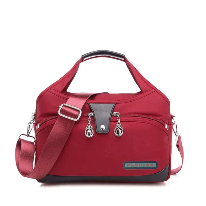 BellaChic™ - Stylische Anti-Diebstahl-Handtasche - Rot - Damen FRAUEN Taschen - Concept Frankfurt
