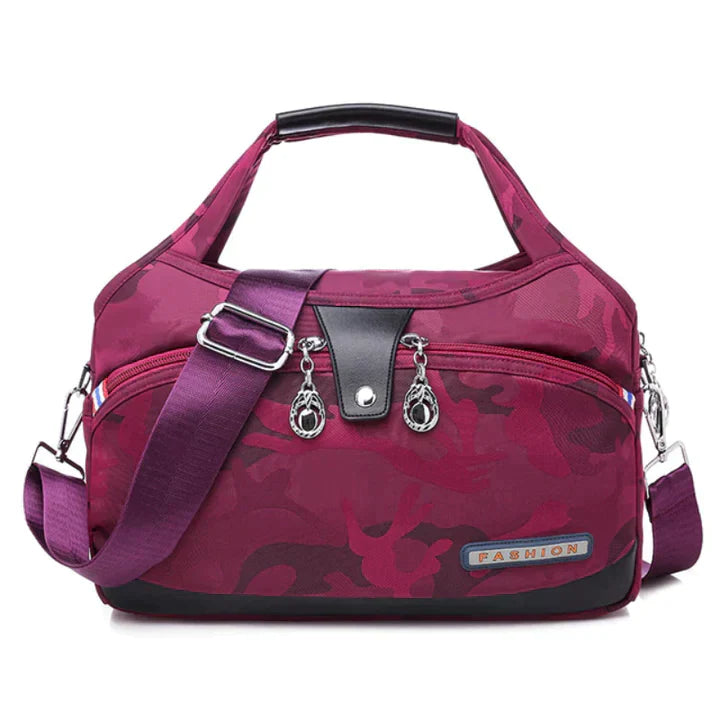 BellaChic™ - Stylische Anti-Diebstahl-Handtasche - Rosa Rot - Nicht auf Lager - Damen FRAUEN Taschen - Concept Frankfurt