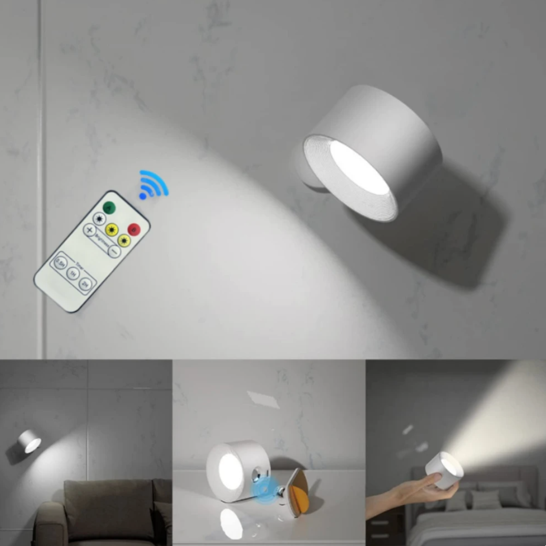 EasyBright™ – Kabellose LED-Wandleuchte mit einfacher Installation - Weiß - - Concept Frankfurt