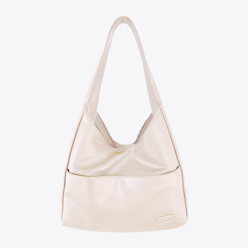 Caelia - Hobo-Umhängetasche aus Kunstleder Kuriertasche - Weiß - Damen FRAUEN Tas Taschen Tassen - Concept Frankfurt