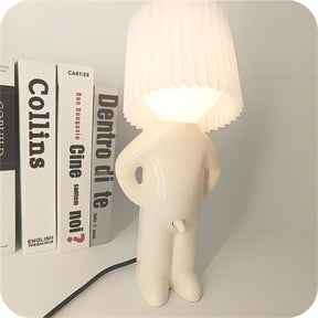 HappyTwist™ | Die Lampe, die jeden Tag ein Lächeln zaubert! - Weiß - Desk Lamp - Concept Frankfurt