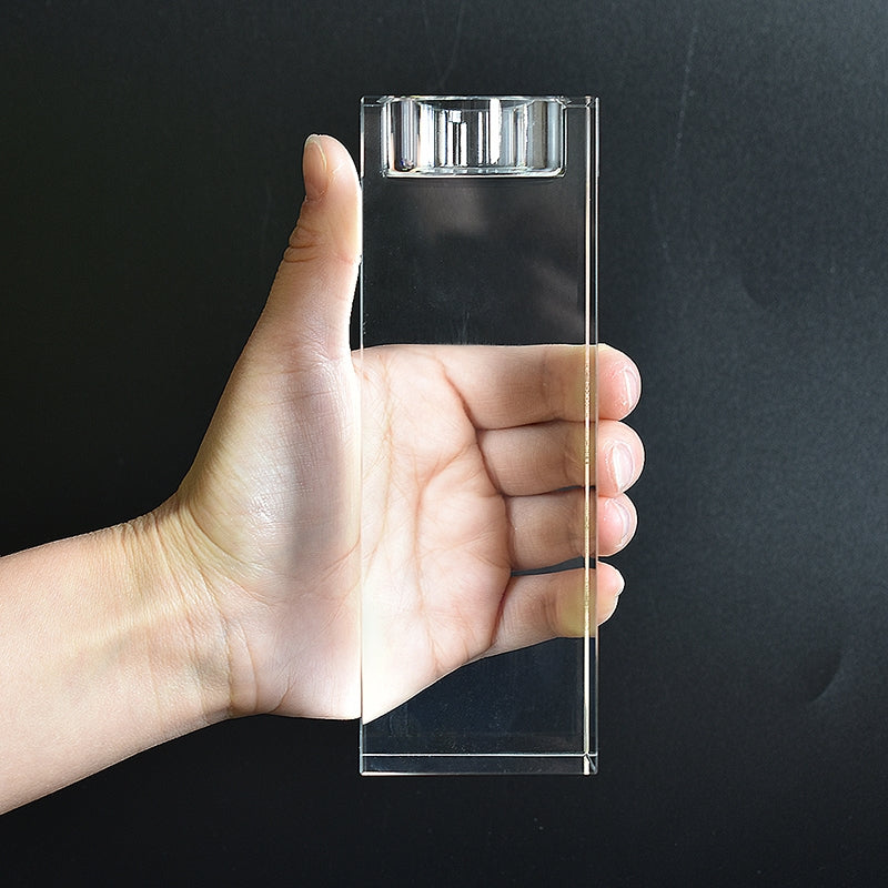Minimalistische Kristall-Kerzenständer - - 16mardeleted Dekoration Halterungen Raum Schlafzimmer Servicepoints Wohnzimmer - Concept Frankfurt