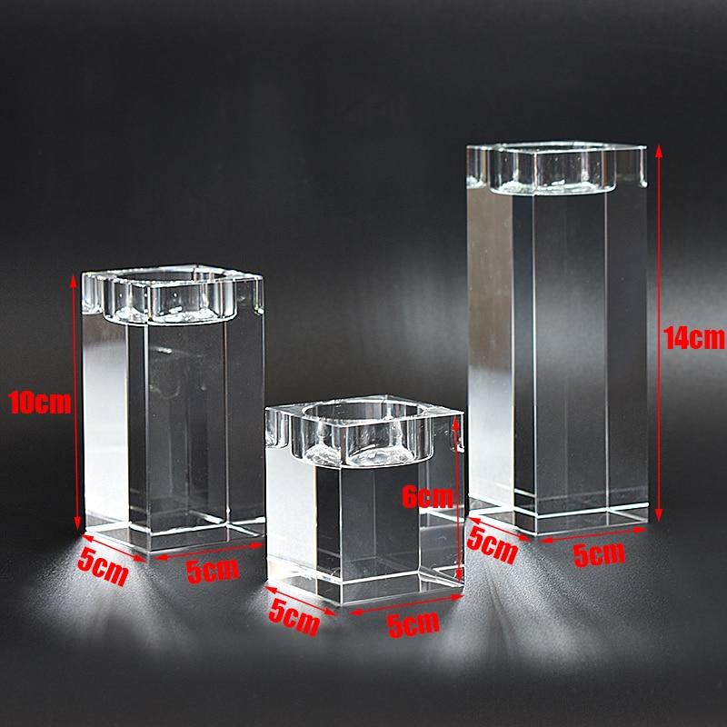 Minimalistische Kristall-Kerzenständer - - 16mardeleted Dekoration Halterungen Raum Schlafzimmer Servicepoints Wohnzimmer - Concept Frankfurt