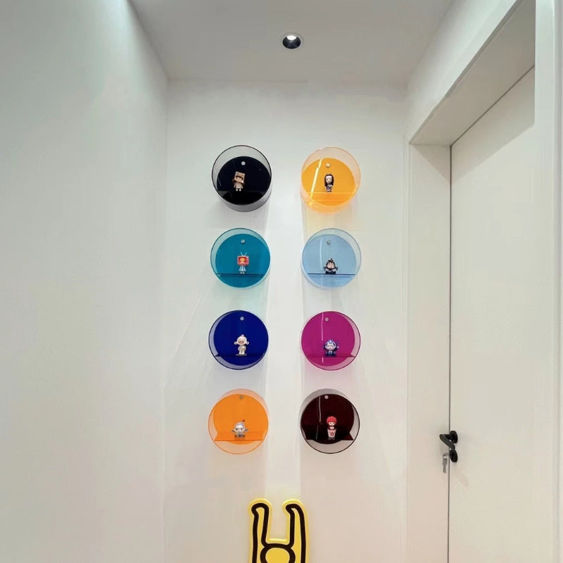 Nordisches Acryl-Wandregal zum Aufhängen - - Display-Regal Raum Schlafzimmer Servicepoints Wohnbereich - Concept Frankfurt