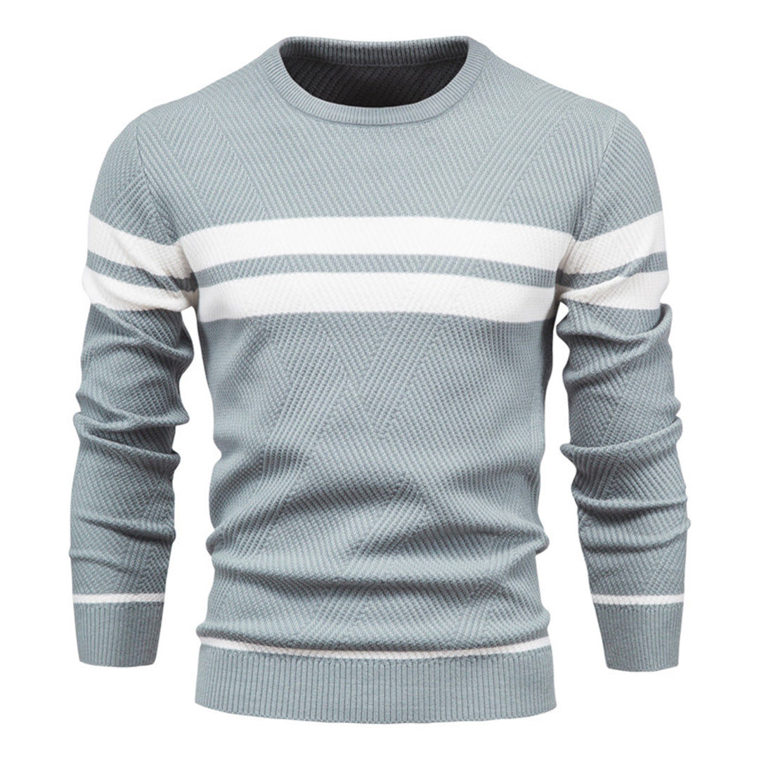 LUKE - Stylischer Pullover - Blau - LUKE - Stylischer Pullover - €25 - men - Concept Frankfurt