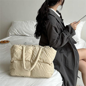 Quilted Puffer Tote - - - Concept Frankfurt