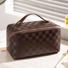 Boho | Luxus Checkered Make-up Kosmetiktasche - - Bags Sale - Concept Frankfurt