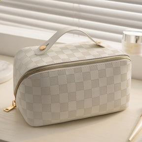 Boho | Luxus Checkered Make-up Kosmetiktasche - - Bags Sale - Concept Frankfurt