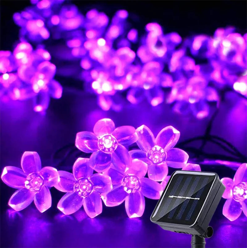 Blume LED Garten Solar Lichter - Kirsche lila - - Concept Frankfurt