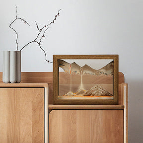Massivholz 3D rotierende Sandmalerei - - Raum Schlafzimmer Tuckhub Wohnbereich - Concept Frankfurt