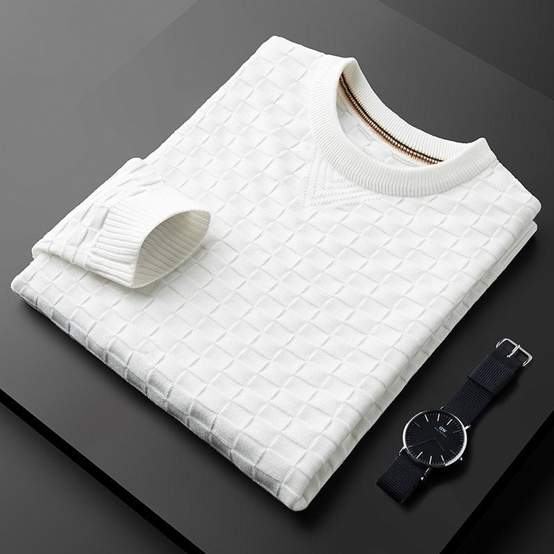 Melchior™ | Moderner Pullover - Weiß - Melchior™ | Moderner Pullover - € - - Concept Frankfurt