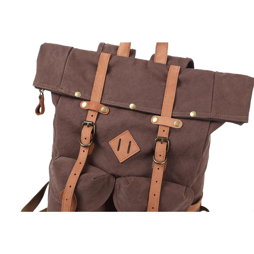 Canvas Laptop Rucksack | SVALBARD - - Bags - Concept Frankfurt