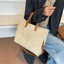 Nora | Corduroy Tote Tasche - Beige (Ausverkauft) - Bags Sale - Concept Frankfurt