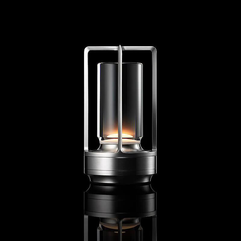 Kanto | Luxuriöse Tischleuchte - Silber - Kanto | Luxuriöse Tischleuchte - € - Außenlampen Tischlampen Tragbare Lampen - Concept Frankfurt