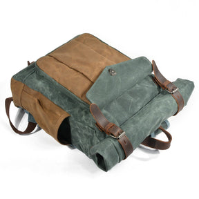 Wachstuch Rolltop Rucksack | LUND - - Bags - Concept Frankfurt